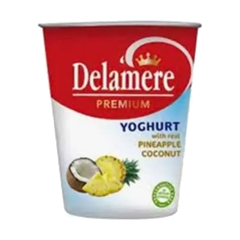 Premium Pineapple & Coconut Yoghurt, 250 g cup